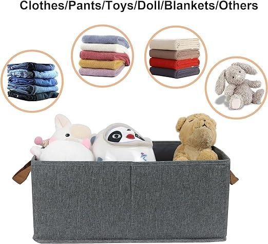 Flexi Fold Large Cloth Basket ( Pack of 2 )